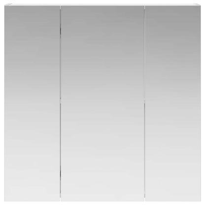 vidaXL Bathroom Mirror Cabinet White 70 x 14.5 x 70 cm Engineered wood