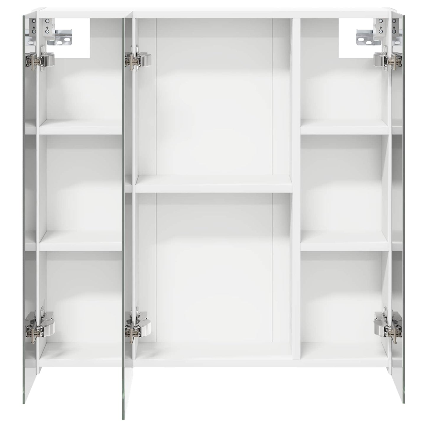 vidaXL Bathroom Mirror Cabinet White 70 x 14.5 x 70 cm Engineered wood