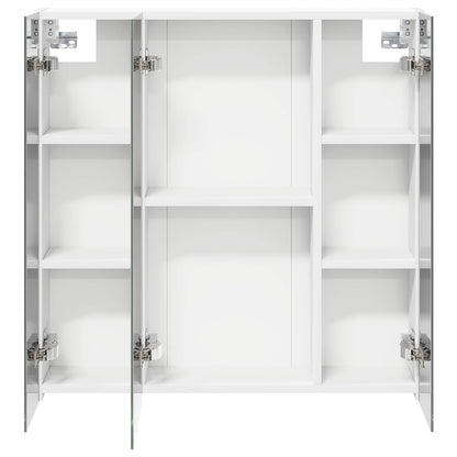 vidaXL Bathroom Mirror Cabinet White 70 x 14.5 x 70 cm Engineered wood