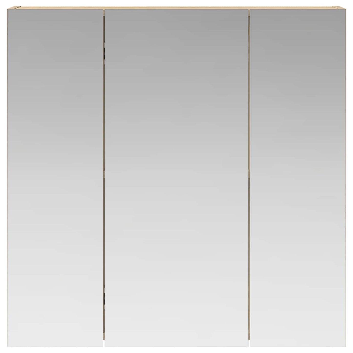 vidaXL Bathroom Mirror Cabinet Sonoma Oak 70 x 14.5 x 70 cm