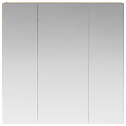 vidaXL Bathroom Mirror Cabinet Sonoma Oak 70 x 14.5 x 70 cm