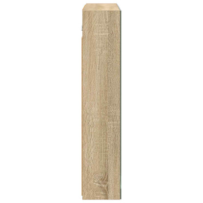vidaXL Bathroom Mirror Cabinet Sonoma Oak 70 x 14.5 x 70 cm