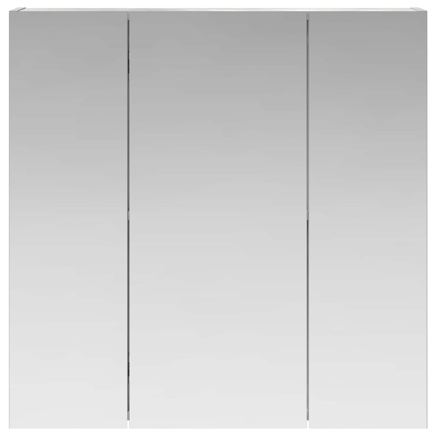 vidaXL Bathroom Mirror Cabinet Concrete Grey 70 x 14.5 x 70 cm