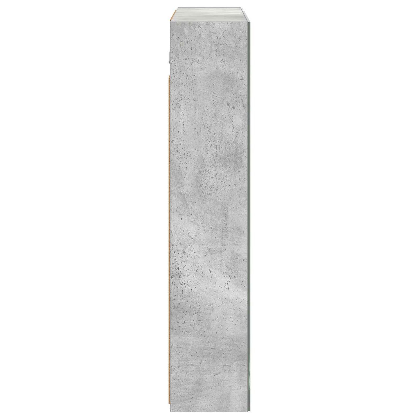 vidaXL Bathroom Mirror Cabinet Concrete Grey 70 x 14.5 x 70 cm