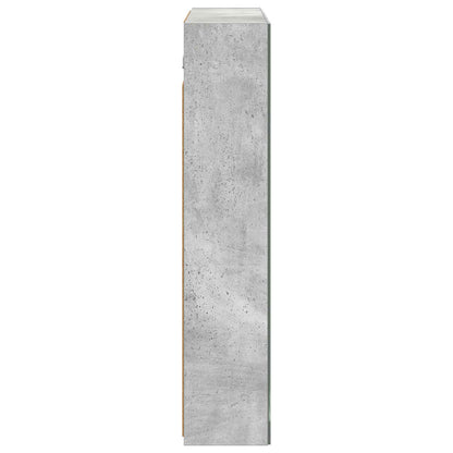 vidaXL Bathroom Mirror Cabinet Concrete Grey 70 x 14.5 x 70 cm