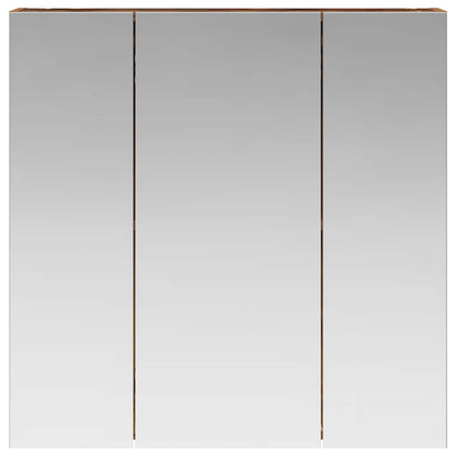 vidaXL Bathroom Mirror Cabinet Old Wood 70 x 14.5 x 70 cm