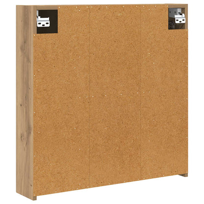 vidaXL Bathroom Mirror Cabinet Artisian Oak 70 x 14.5 x 70 cm