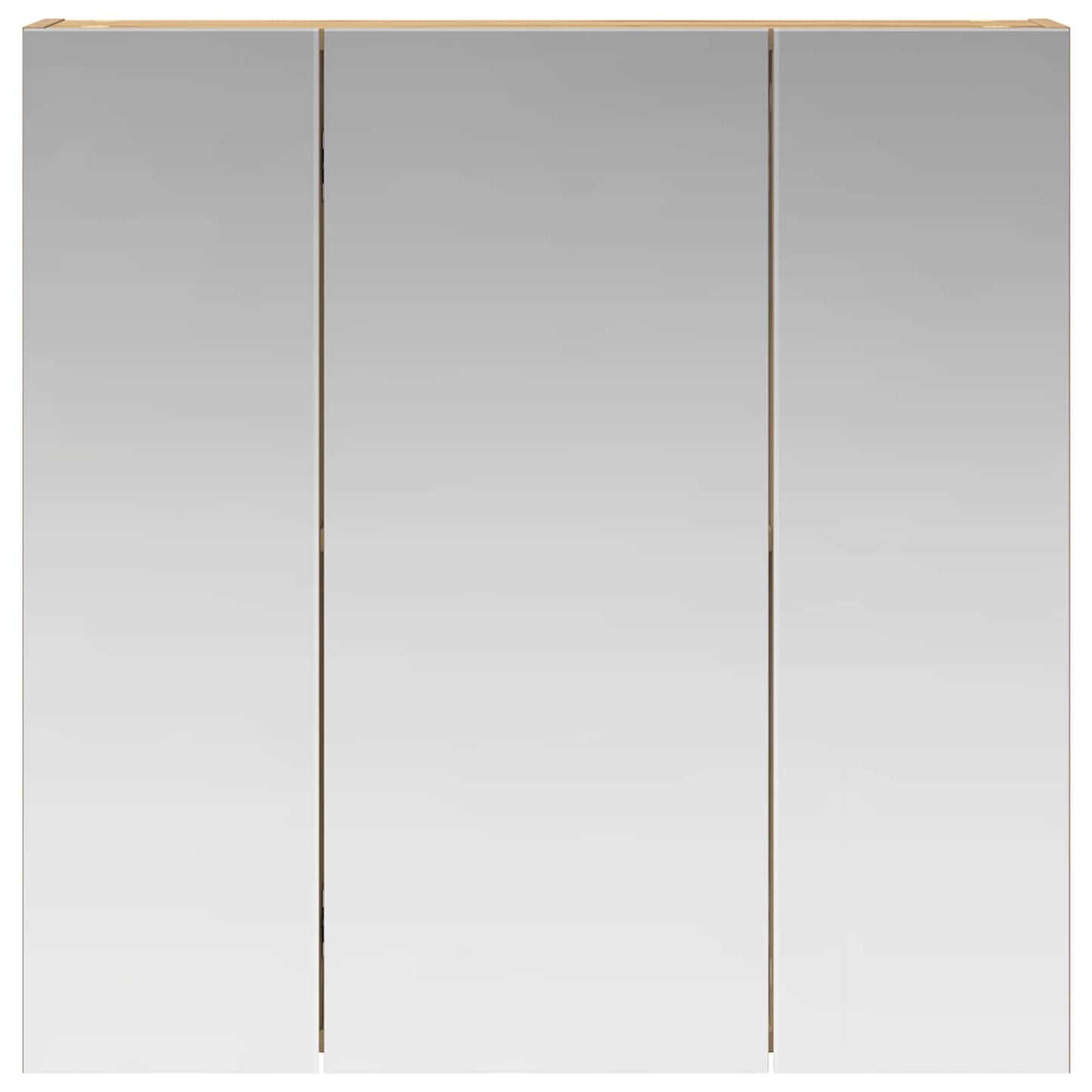 vidaXL Bathroom Mirror Cabinet Artisian Oak 70 x 14.5 x 70 cm
