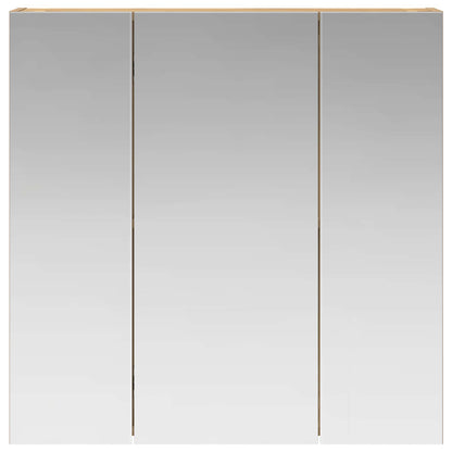 vidaXL Bathroom Mirror Cabinet Artisian Oak 70 x 14.5 x 70 cm