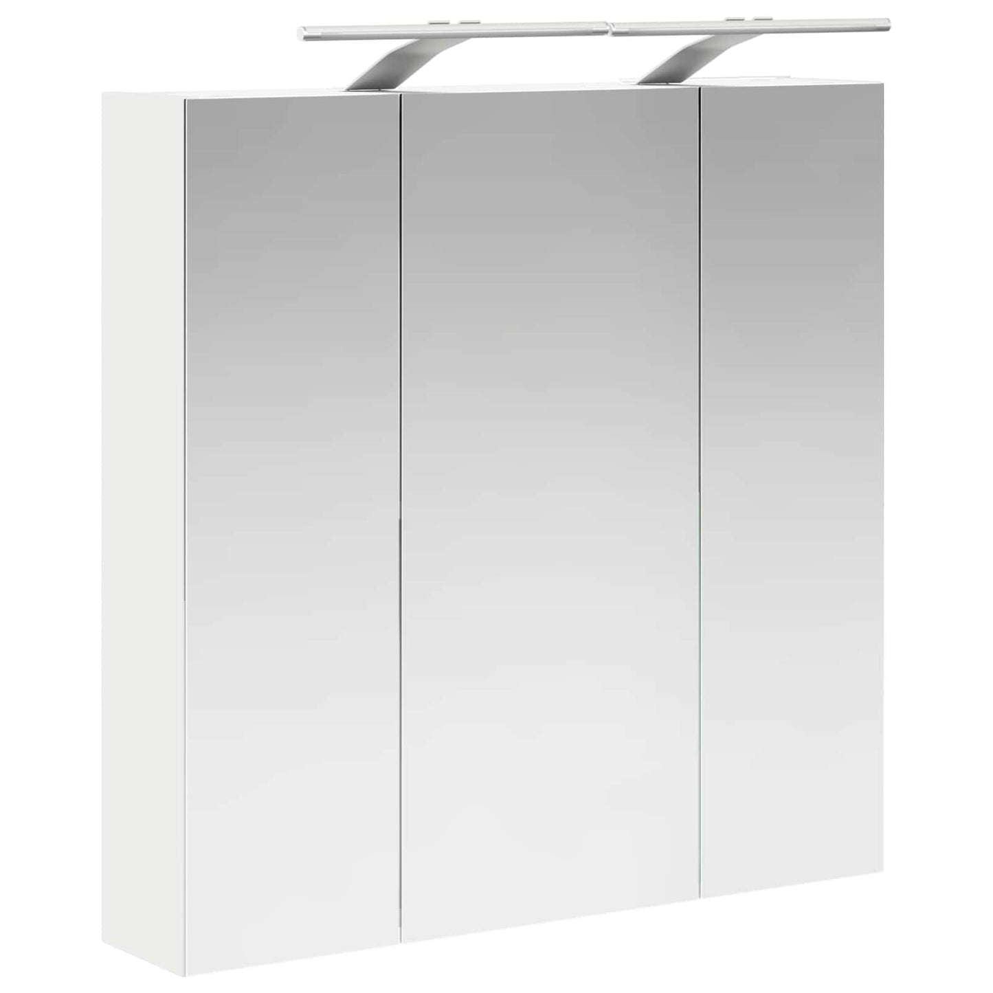 vidaXL Bathroom Mirror Cabinet White 70 x 14.5 x 70 cm Engineered wood