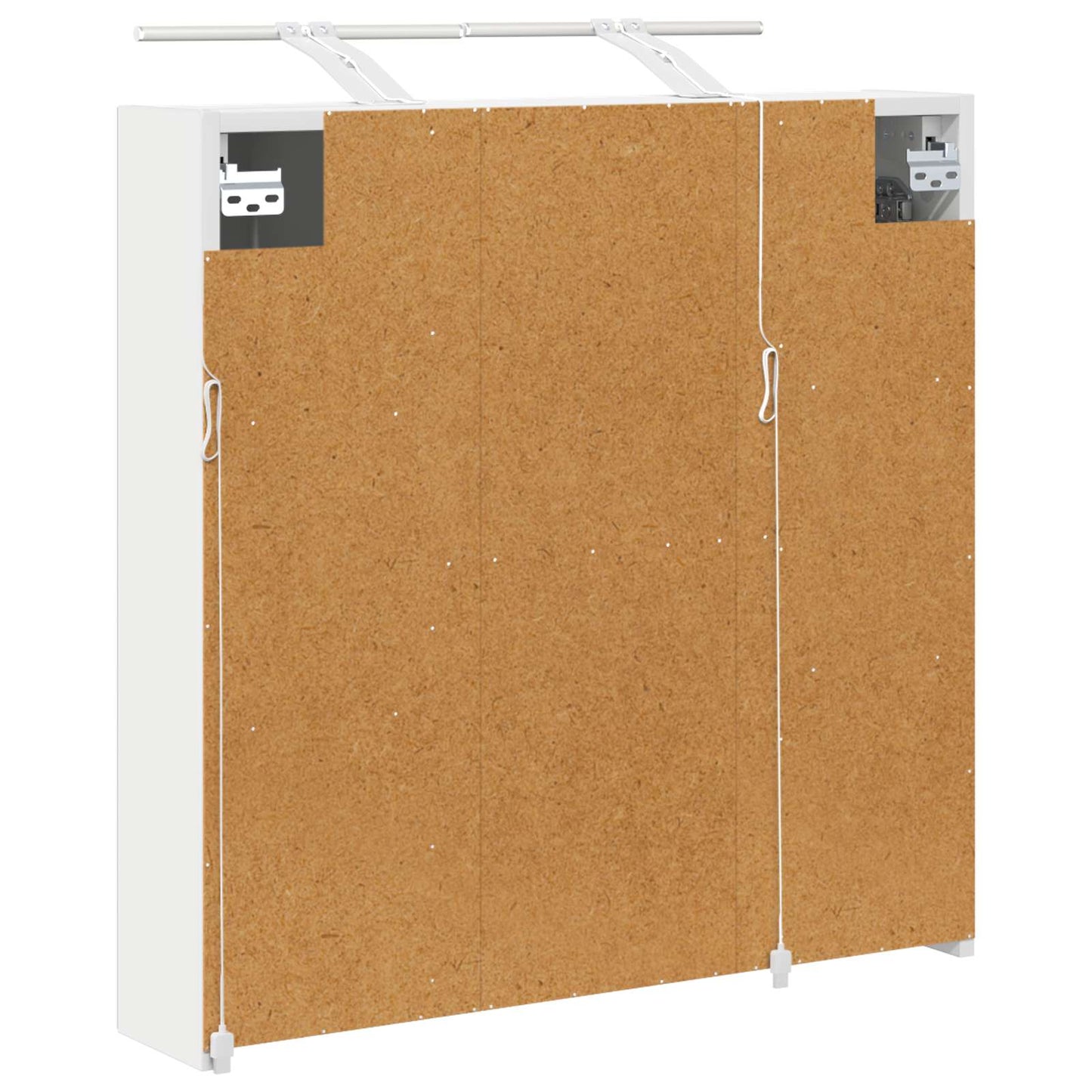 vidaXL Bathroom Mirror Cabinet White 70 x 14.5 x 70 cm Engineered wood
