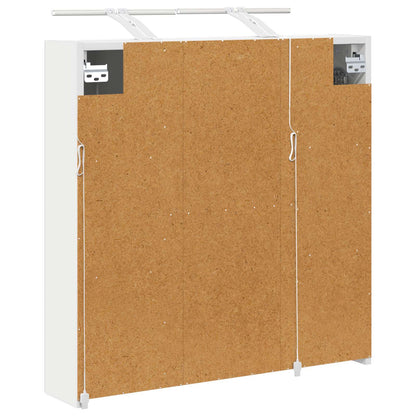 vidaXL Bathroom Mirror Cabinet White 70 x 14.5 x 70 cm Engineered wood