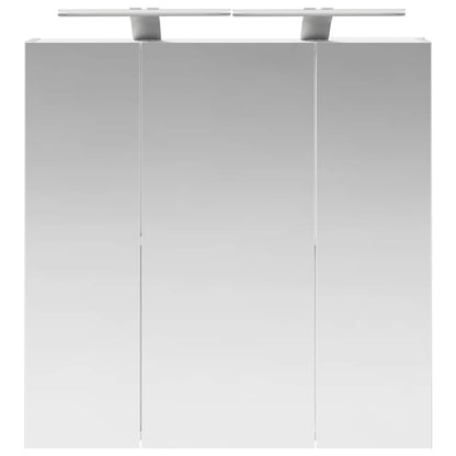 vidaXL Bathroom Mirror Cabinet White 70 x 14.5 x 70 cm Engineered wood
