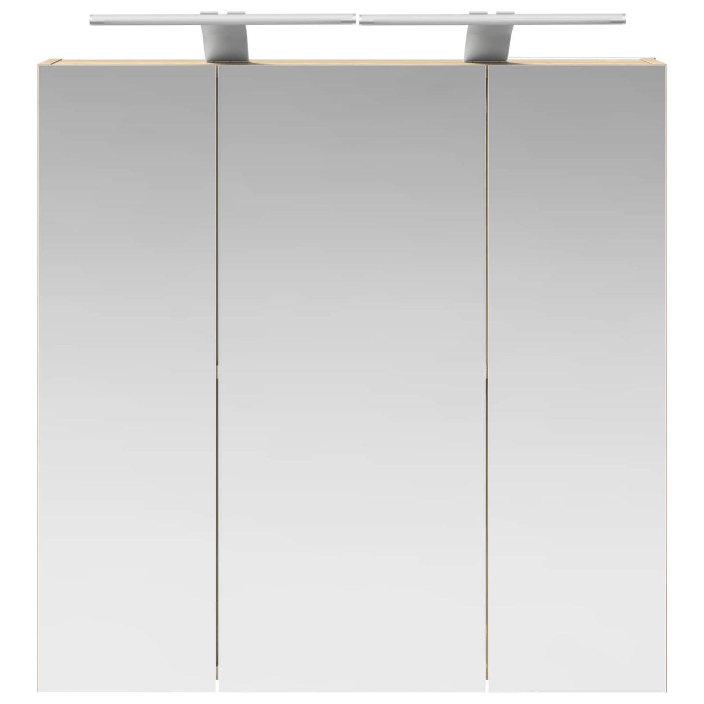 vidaXL Bathroom Mirror Cabinet Sonoma Oak 70 x 14.5 x 70 cm