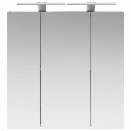 vidaXL Bathroom Mirror Cabinet Concrete Grey 70 x 14.5 x 70 cm