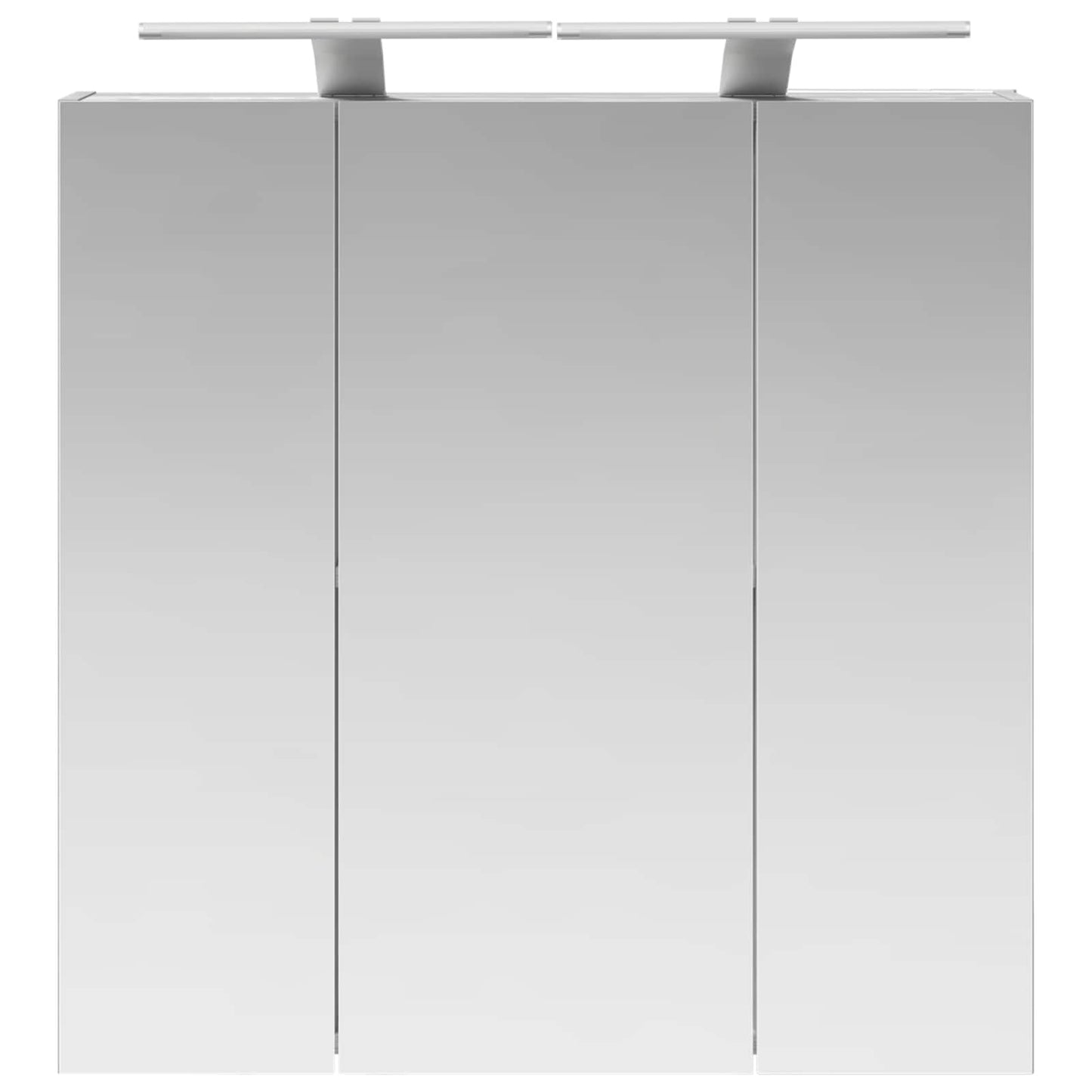vidaXL Bathroom Mirror Cabinet Grey Sonoma 70 x 14.5 x 70 cm