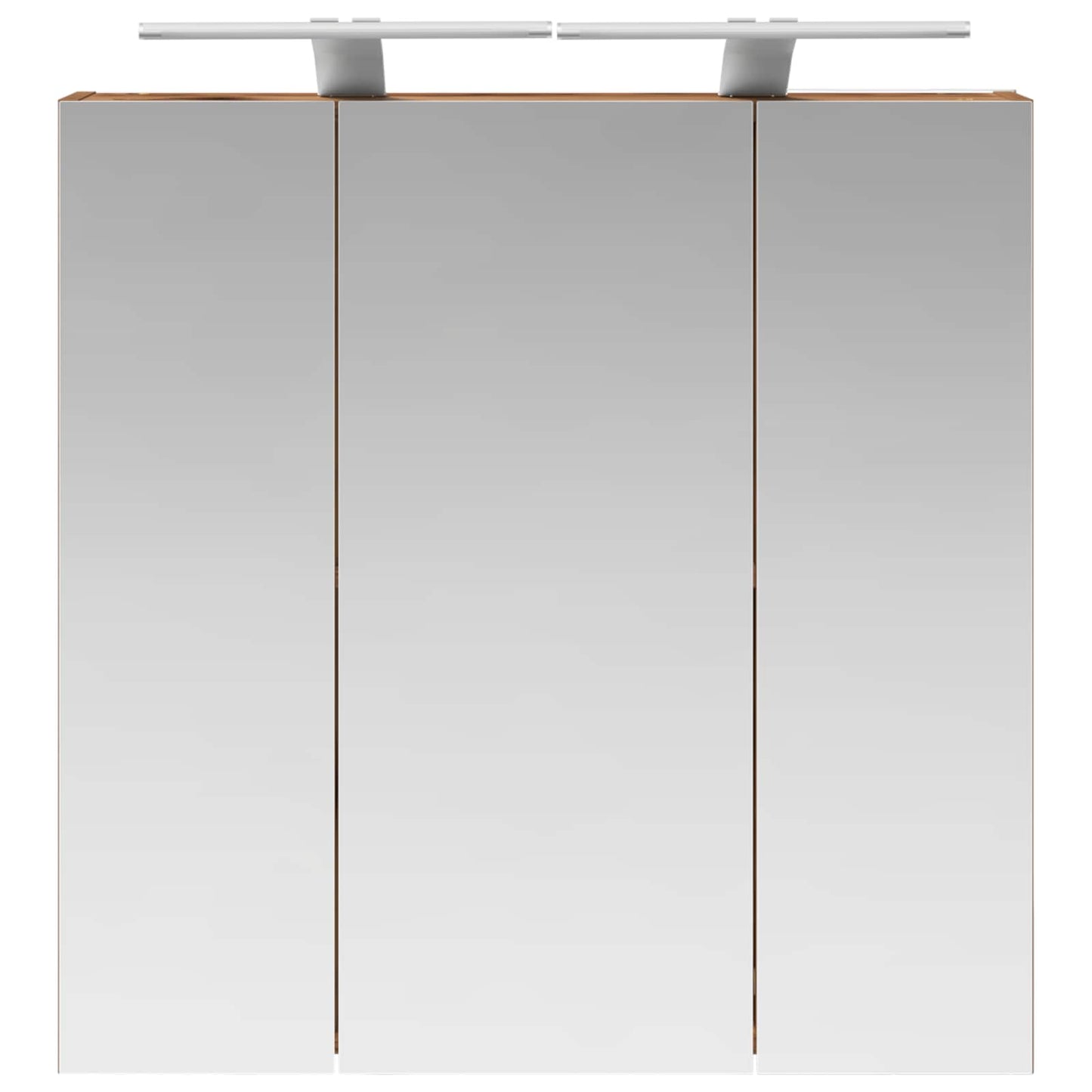 vidaXL Bathroom Mirror Cabinet Old Wood 70 x 14.5 x 70 cm