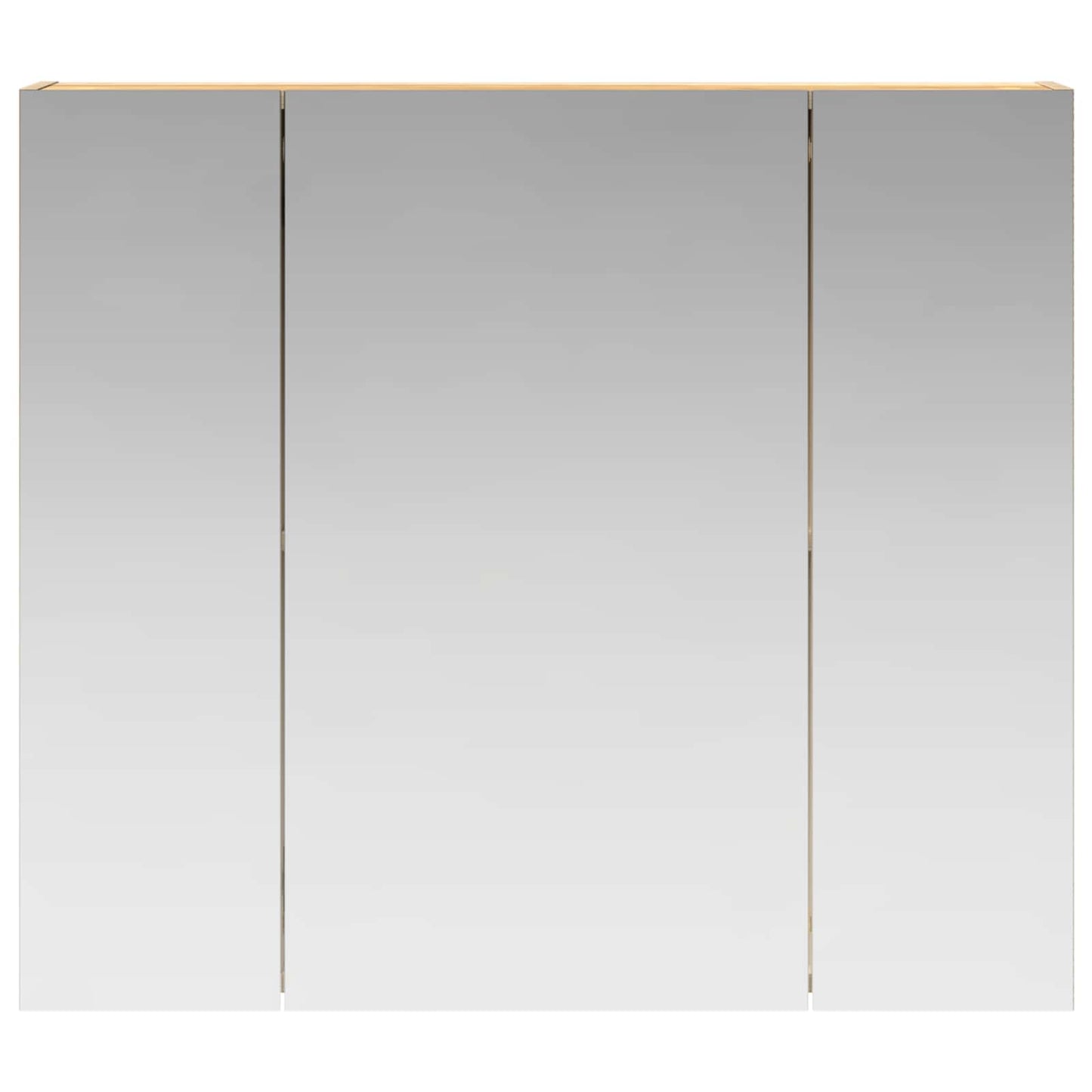 vidaXL Bathroom Mirror Cabinet with Shelf Sonoma Oak 80 x 14.5 x 70 cm