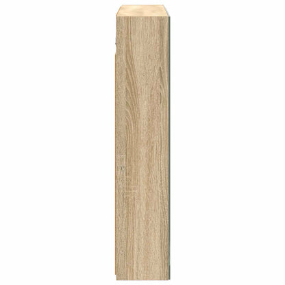 vidaXL Bathroom Mirror Cabinet with Shelf Sonoma Oak 80 x 14.5 x 70 cm