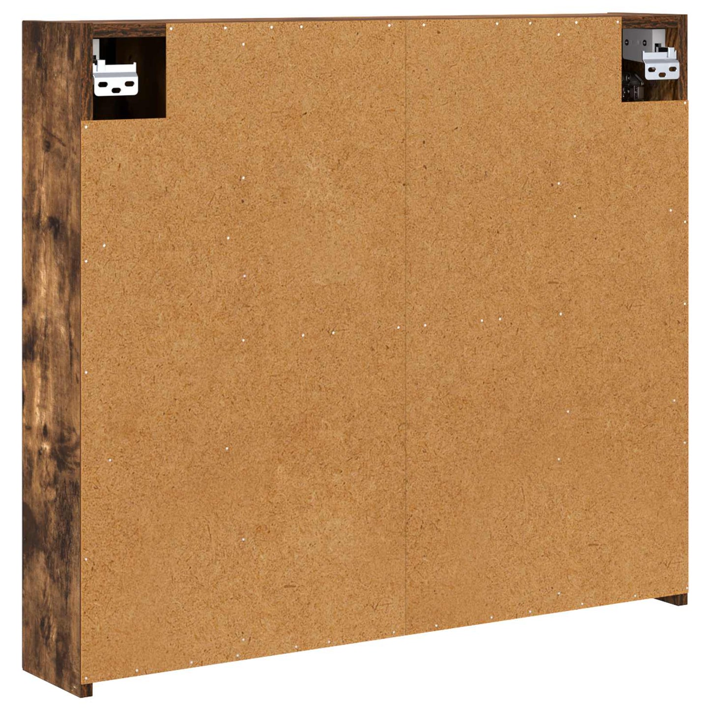 vidaXL Bathroom Mirror Cabinet with Shelf Smoked Oak 80 x 14.5 x 70 cm