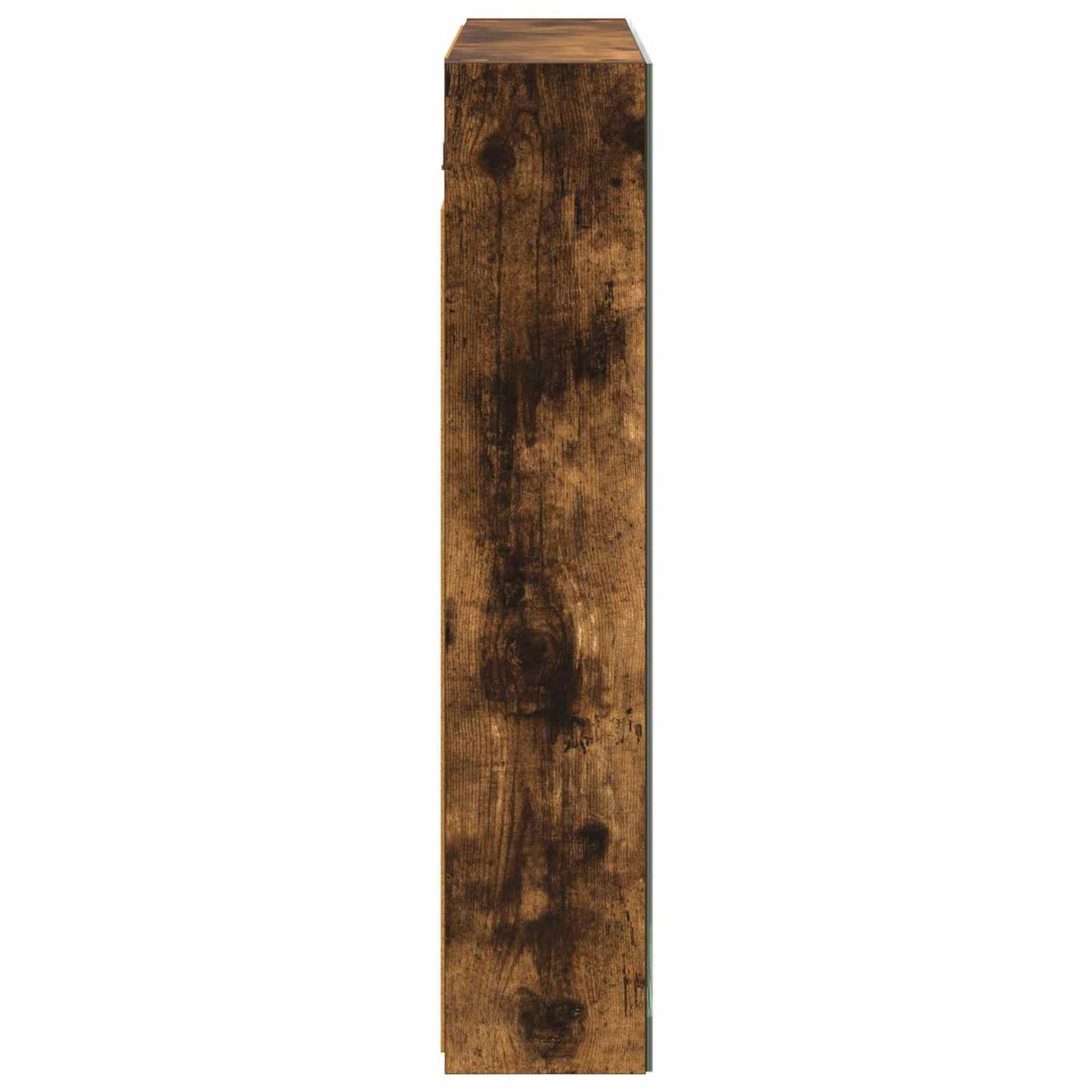 vidaXL Bathroom Mirror Cabinet with Shelf Smoked Oak 80 x 14.5 x 70 cm