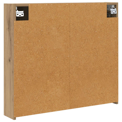 vidaXL Bathroom Mirror Cabinet Artisian Oak 80 x 14.5 x 70 cm