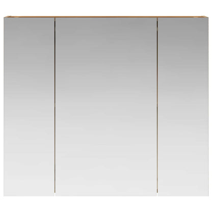 vidaXL Bathroom Mirror Cabinet Artisian Oak 80 x 14.5 x 70 cm