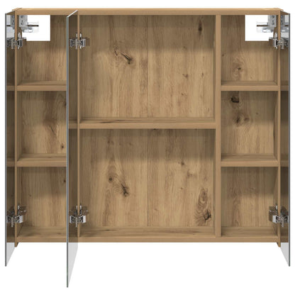 vidaXL Bathroom Mirror Cabinet Artisian Oak 80 x 14.5 x 70 cm