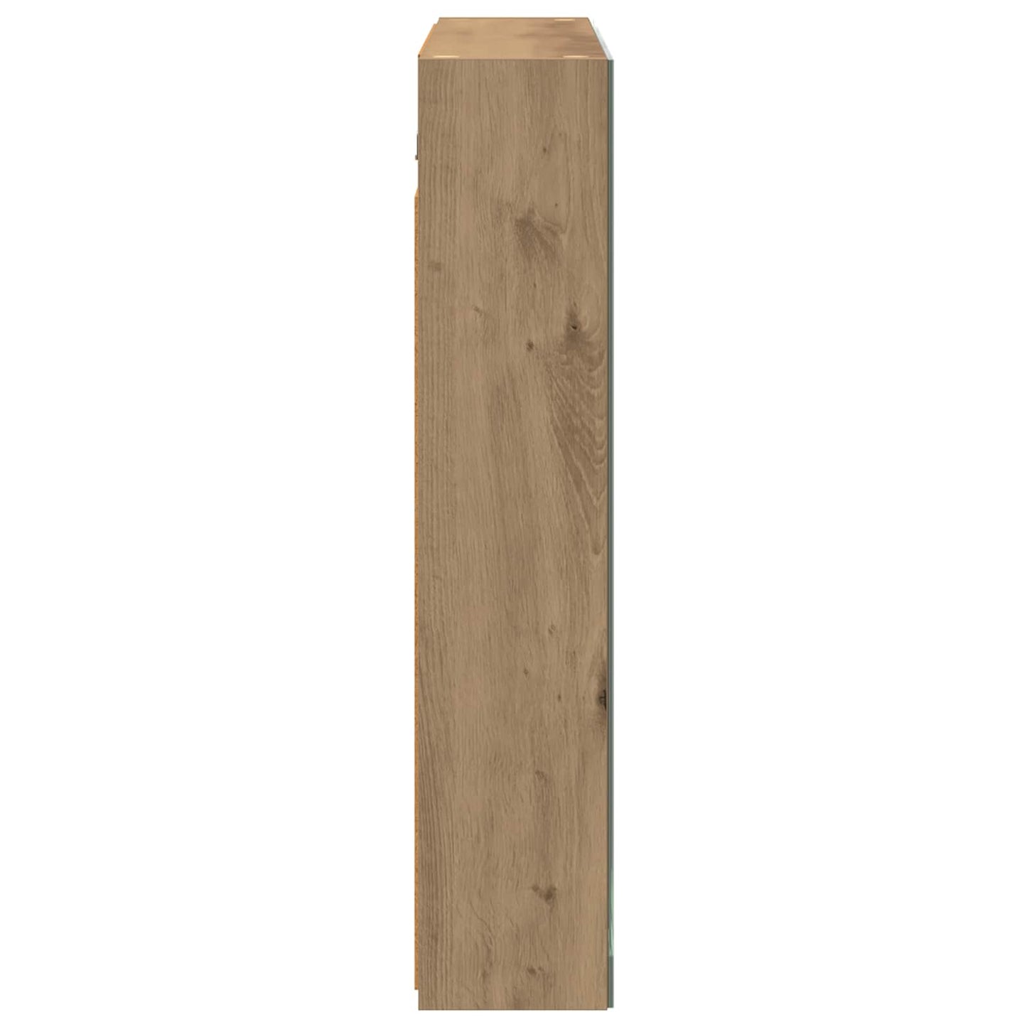vidaXL Bathroom Mirror Cabinet Artisian Oak 80 x 14.5 x 70 cm