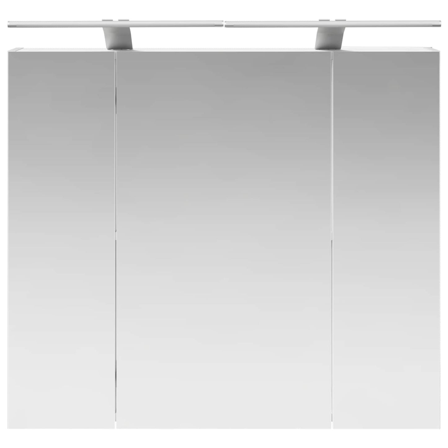 vidaXL Bathroom Mirror Cabinet White 80 x 14.5 x 70 cm Engineered wood