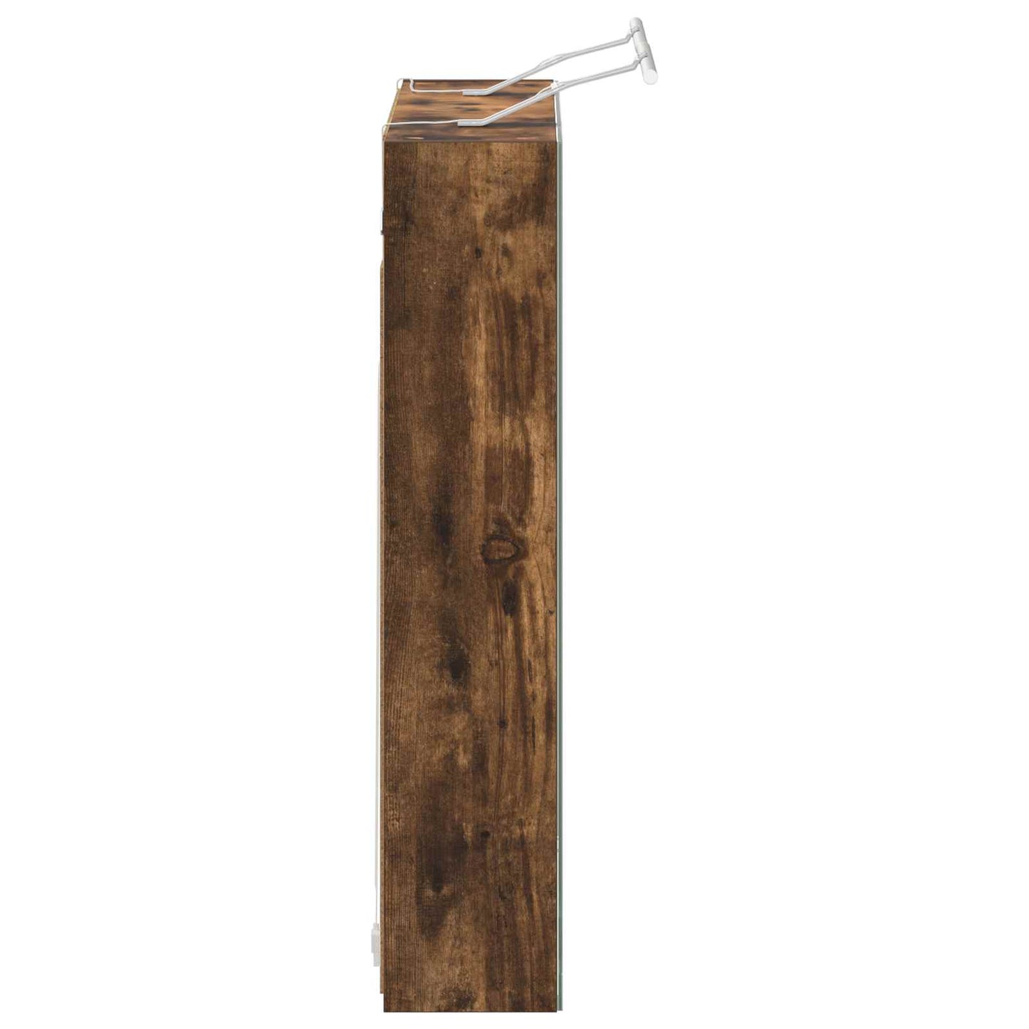 vidaXL Bathroom Mirror Cabinet with Shelf Smoked Oak 80 x 14.5 x 70 cm