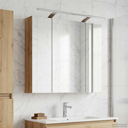 vidaXL Bathroom Mirror Cabinet Artisian Oak 80 x 14.5 x 70 cm