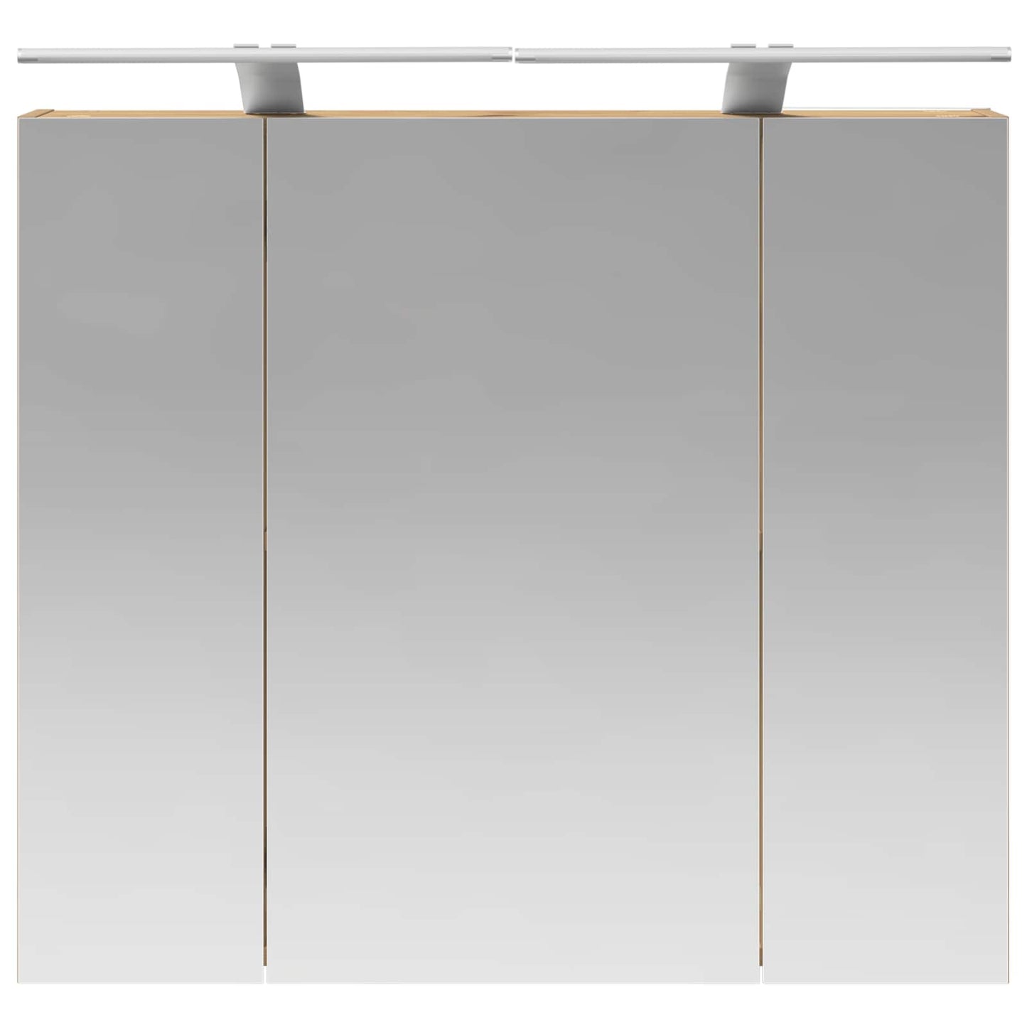 vidaXL Bathroom Mirror Cabinet Artisian Oak 80 x 14.5 x 70 cm