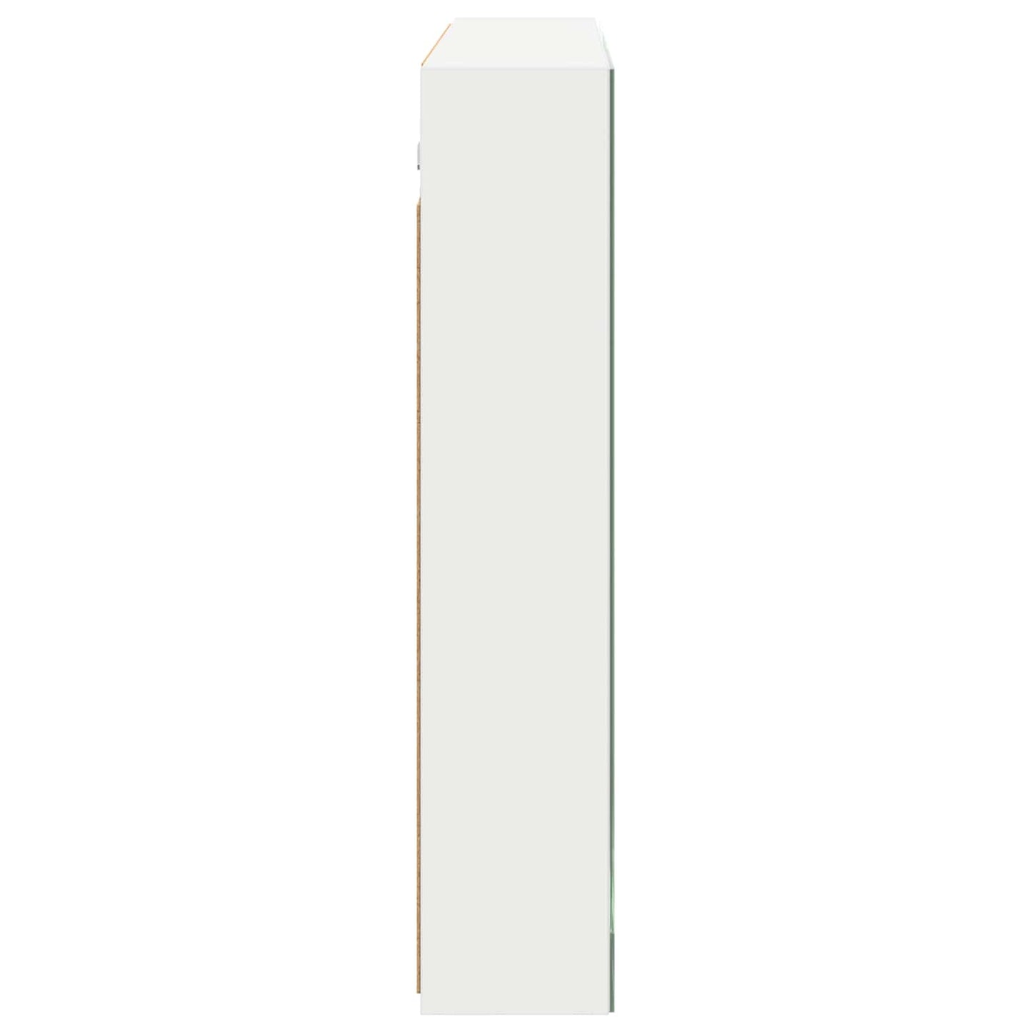 vidaXL Bathroom Mirror Cabinet with Shelf White 100 x 14.5 x 70 cm