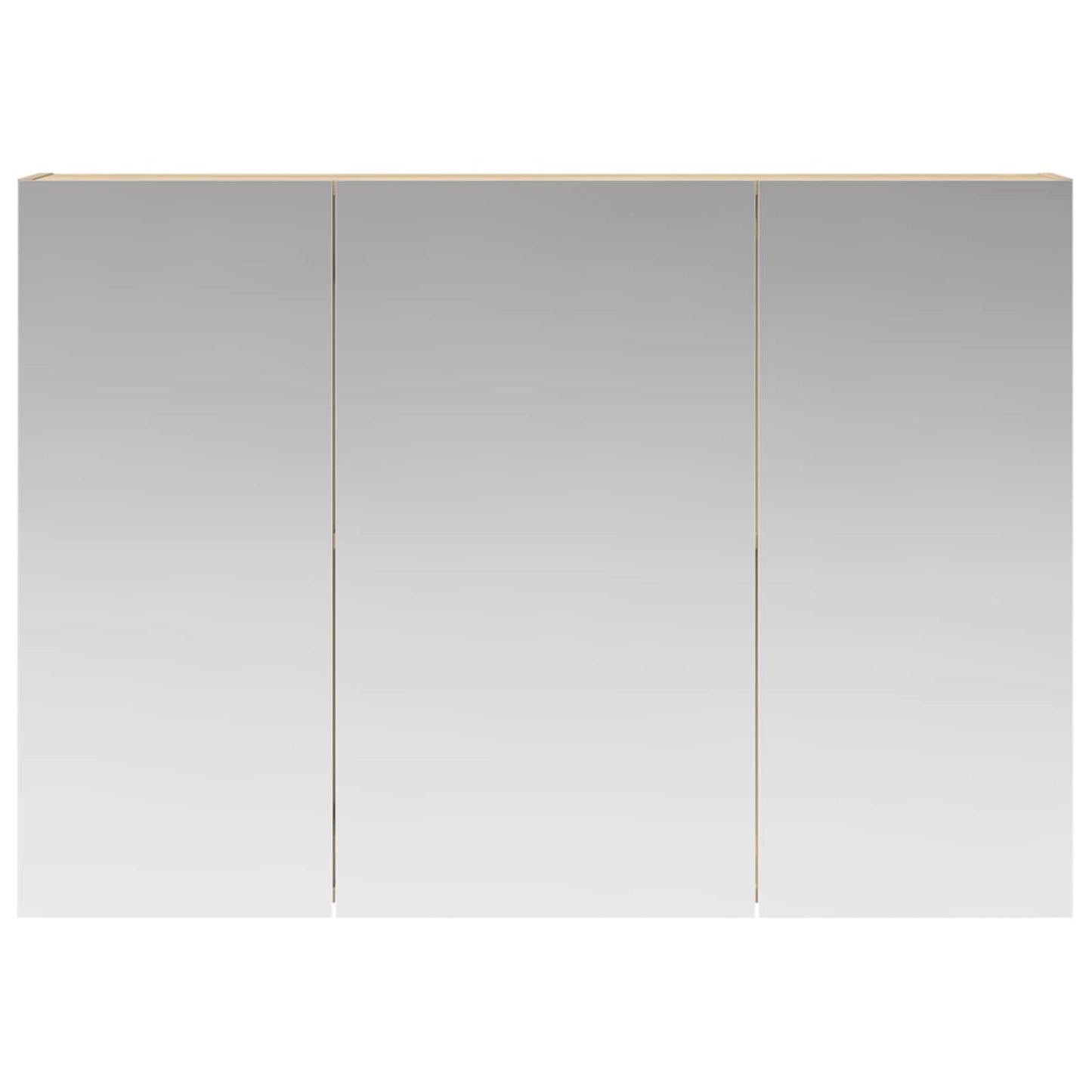 vidaXL Bathroom Mirror Cabinet with Door Sonoma Oak 100 x 14.5 x 70 cm