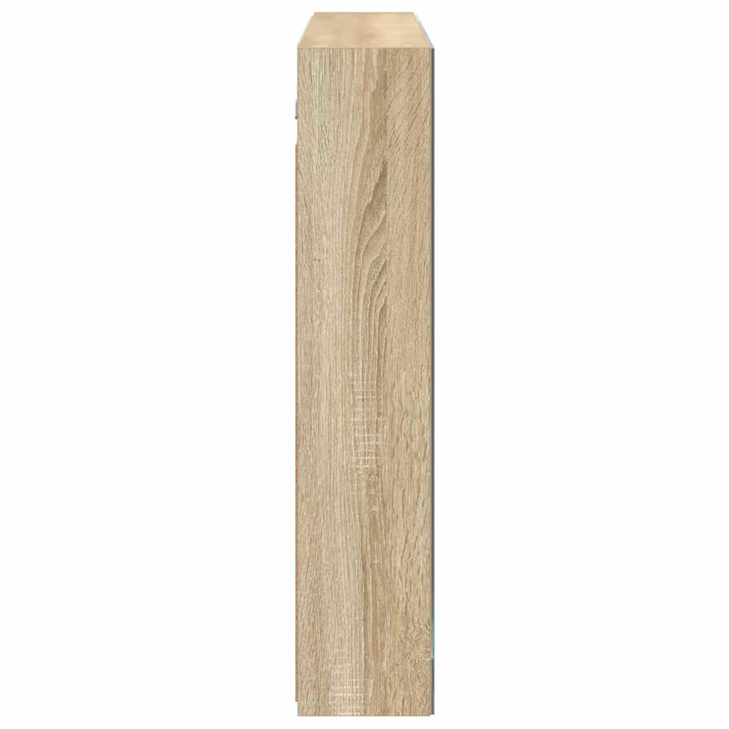 vidaXL Bathroom Mirror Cabinet with Door Sonoma Oak 100 x 14.5 x 70 cm