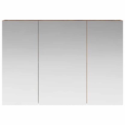vidaXL Bathroom Mirror Cabinet with Shelf Old Wood 100 x 14.5 x 70 cm