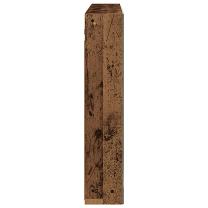vidaXL Bathroom Mirror Cabinet with Shelf Old Wood 100 x 14.5 x 70 cm