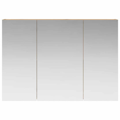 vidaXL Bathroom Mirror Cabinet Artisian Oak 100 x 14.5 x 70 cm
