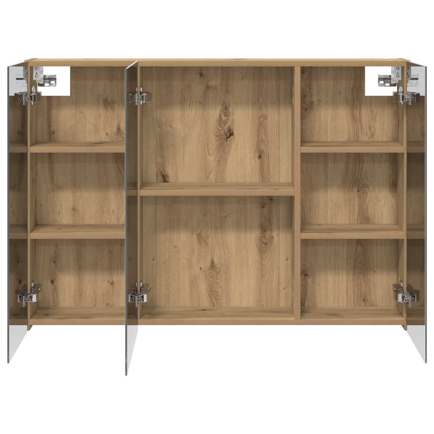 vidaXL Bathroom Mirror Cabinet Artisian Oak 100 x 14.5 x 70 cm