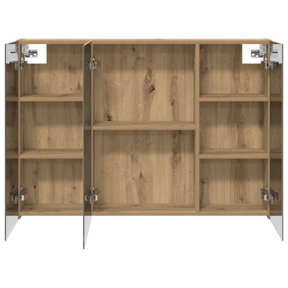 vidaXL Bathroom Mirror Cabinet Artisian Oak 100 x 14.5 x 70 cm