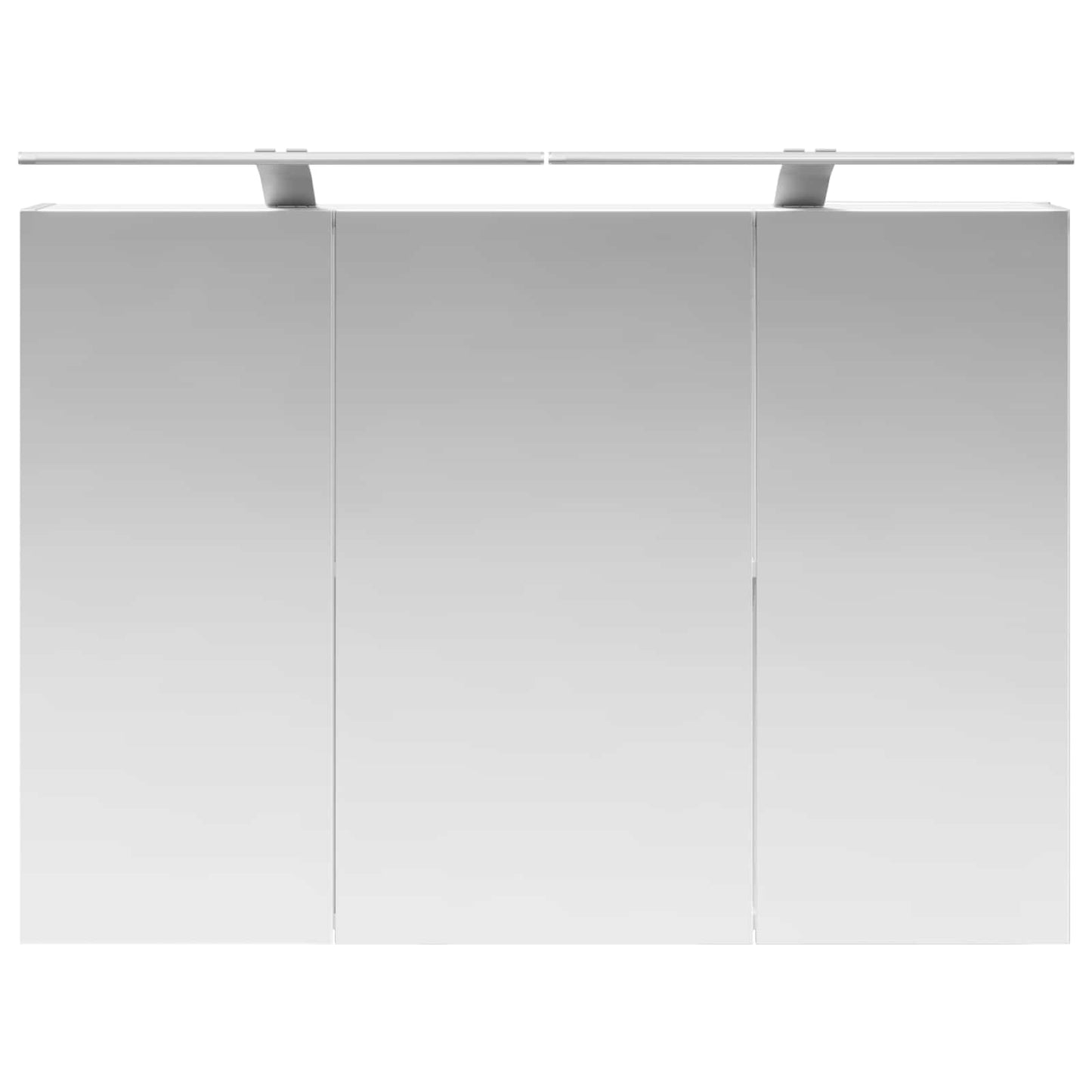 vidaXL Bathroom Mirror Cabinet with Shelf White 100 x 14.5 x 70 cm