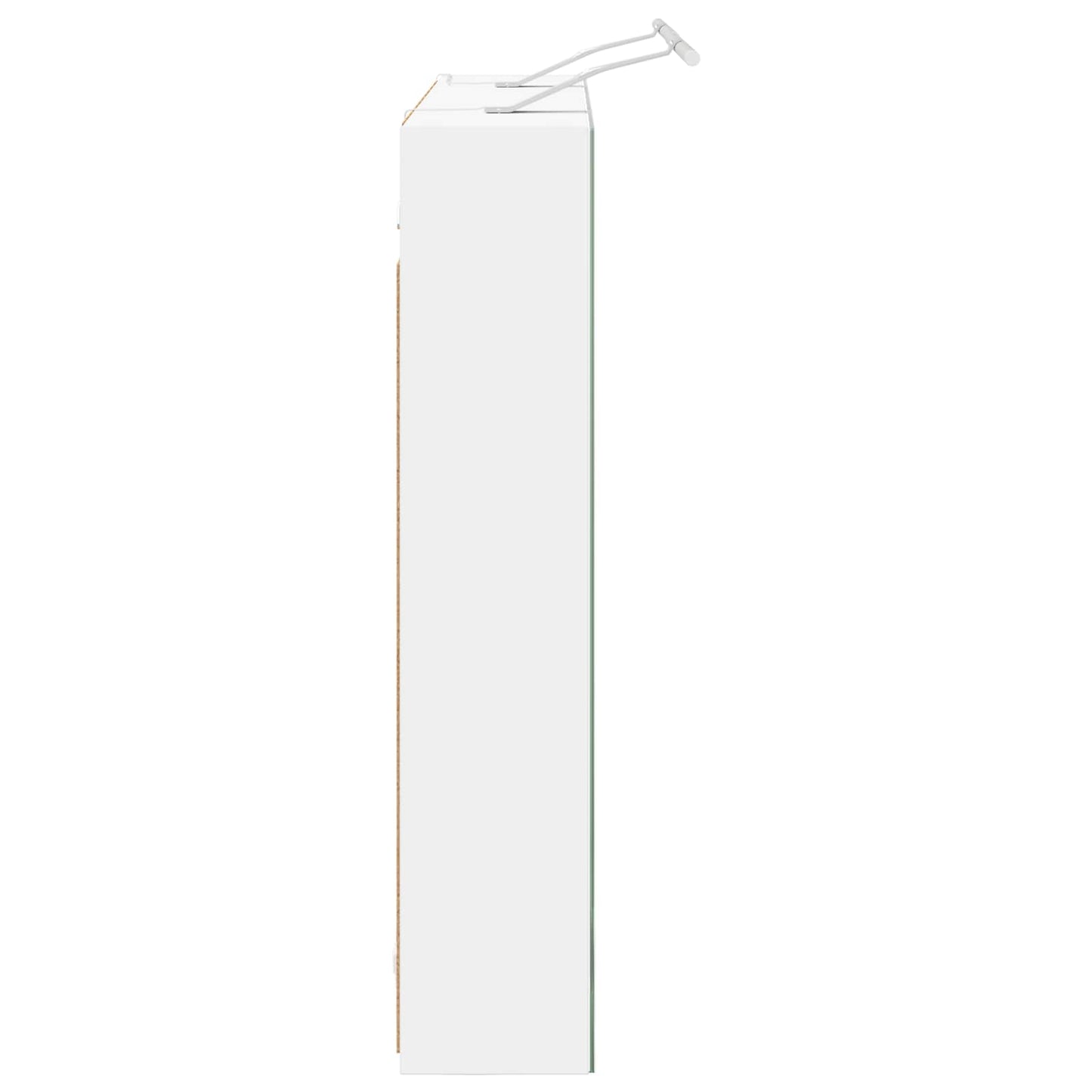 vidaXL Bathroom Mirror Cabinet with Shelf White 100 x 14.5 x 70 cm