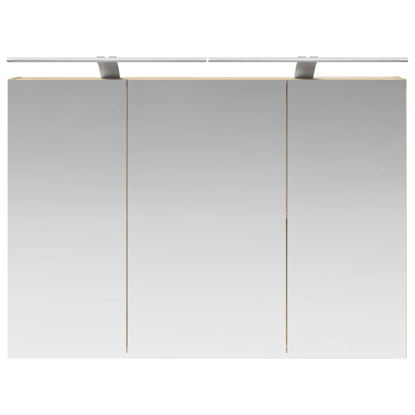 vidaXL Bathroom Mirror Cabinet with Door Sonoma Oak 100 x 14.5 x 70 cm