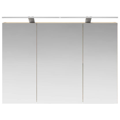 vidaXL Bathroom Mirror Cabinet with Door Sonoma Oak 100 x 14.5 x 70 cm