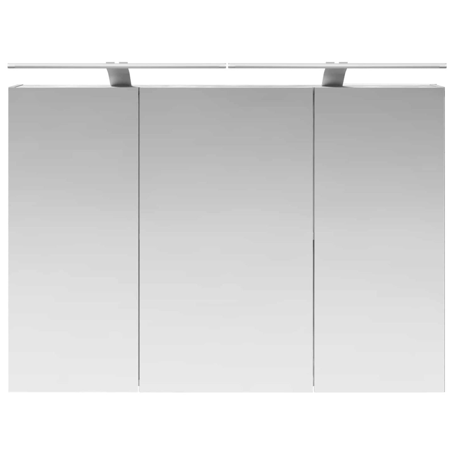 vidaXL Bathroom Mirror Cabinet Concrete Grey 100 x 14.5 x 70 cm