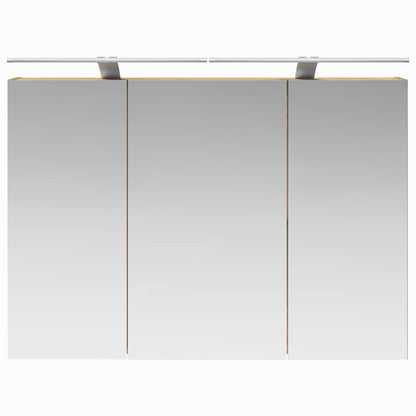 vidaXL Bathroom Mirror Cabinet Artisian Oak 100 x 14.5 x 70 cm