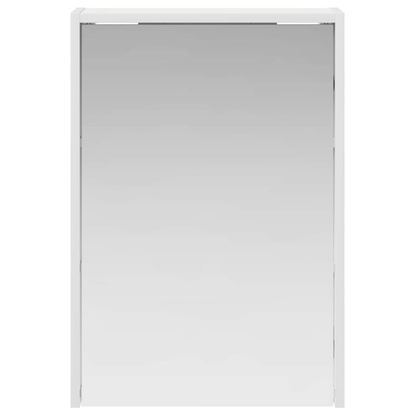 vidaXL Bathroom Mirror Cabinet White 43 x 16 x 62.5 cm Engineered wood