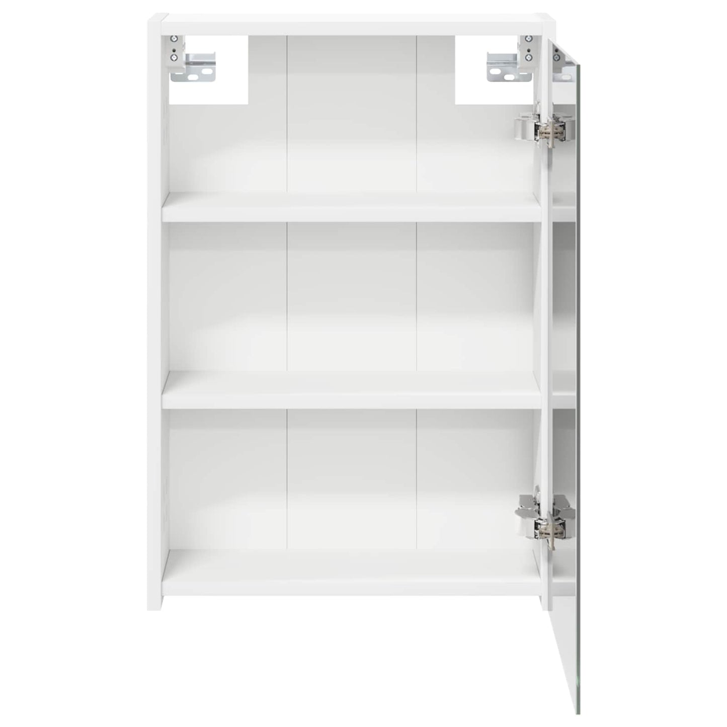 vidaXL Bathroom Mirror Cabinet White 43 x 16 x 62.5 cm Engineered wood