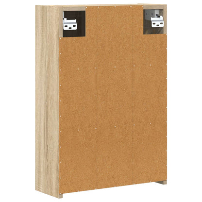 vidaXL Bathroom Mirror Cabinet with Shelf Sonoma Oak 43 x 16 x 62.5 cm
